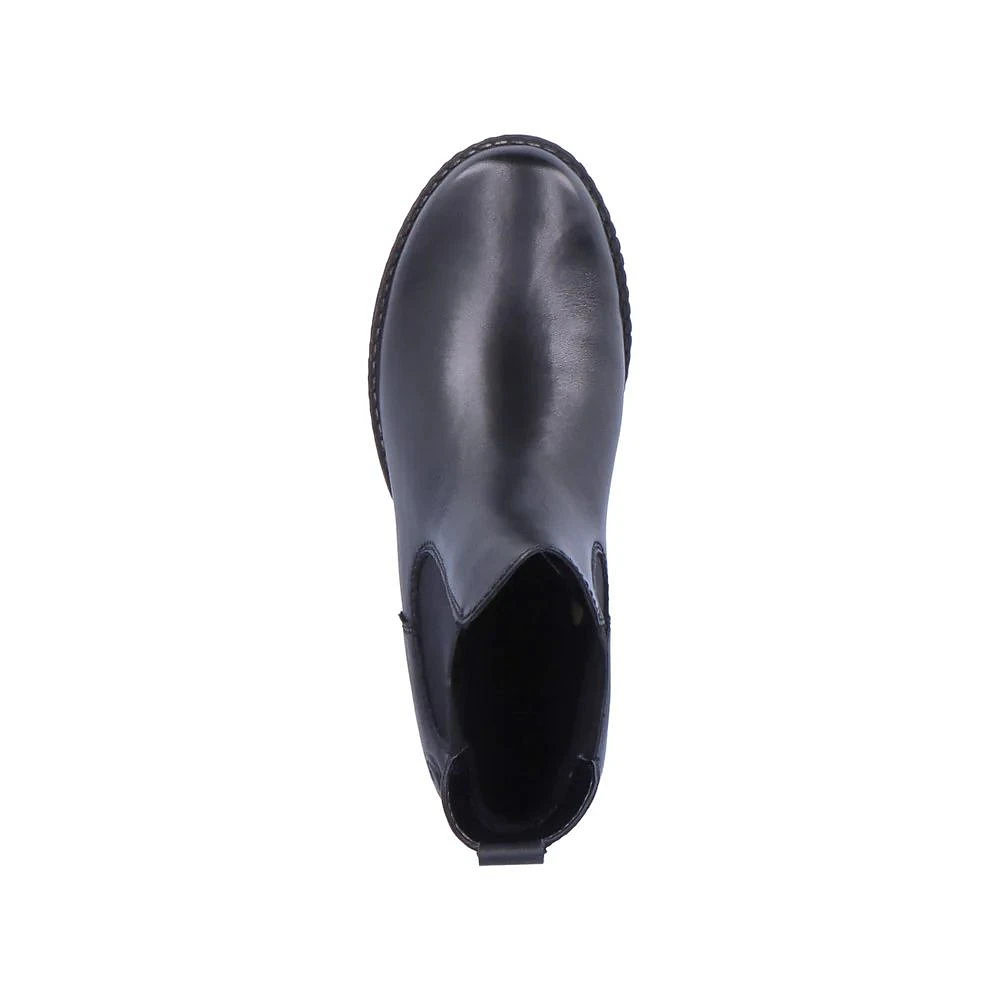 Odeon Black Leather Chelsea Boot