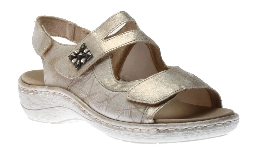 Alula Beige Warm Gold Slingback Sandal