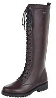 Cristallino Red Lace-Up Riding Boot