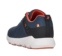 Sportec13 Blue Orange Lace-Up Walking Shoe