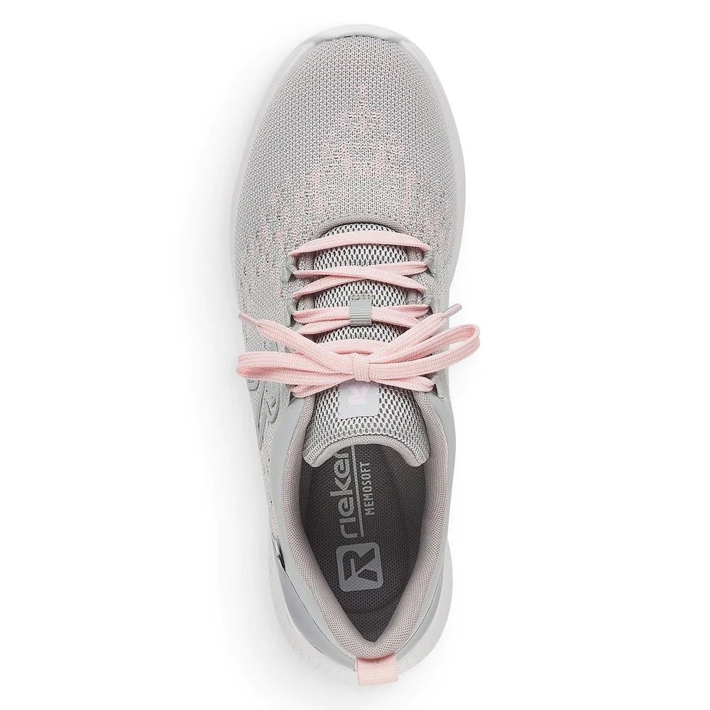 Knitup169 Grey Lace-Up Walking Shoe