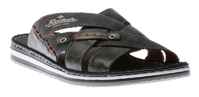 Serbia Denim Blue Slide Sandal