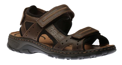 Lava Brown Leather Sport Sandal