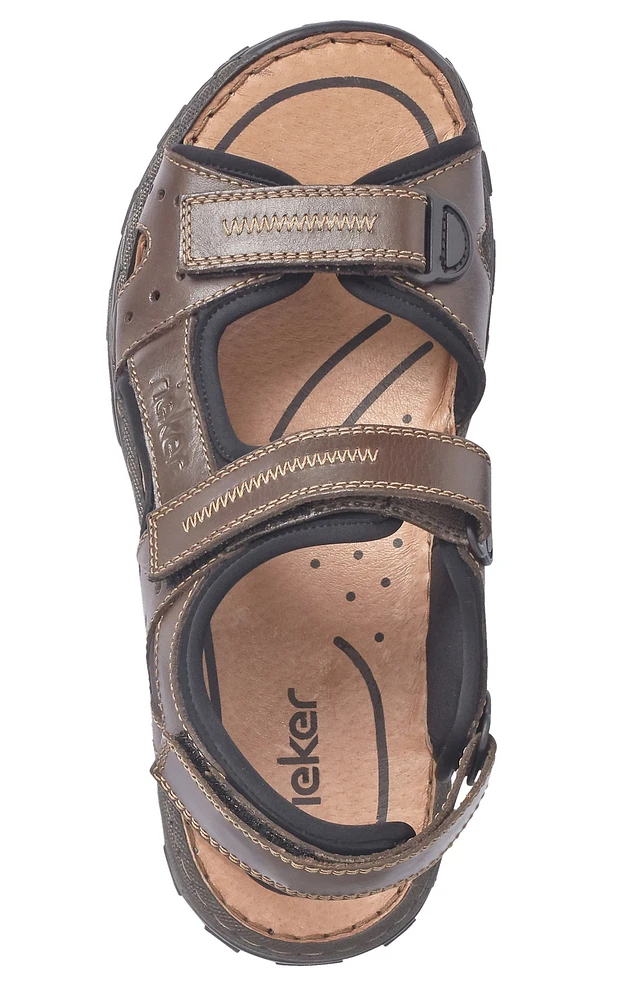Lava Brown Leather Sport Sandal