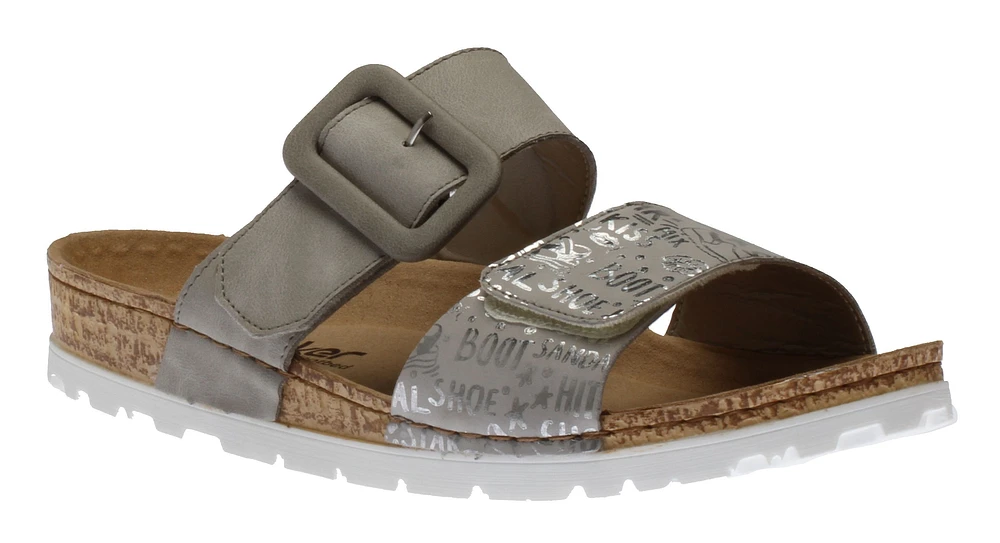 2 Velcro Slide Grey