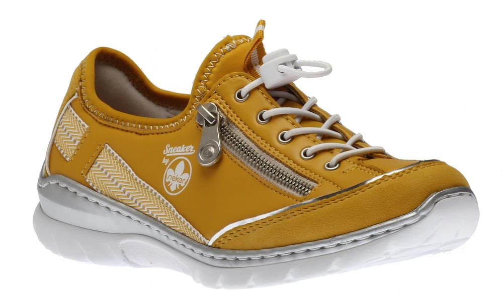 Valletta Canary Yellow Slip-On Bungee Sneaker