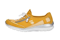 Valletta Canary Yellow Slip-On Bungee Sneaker
