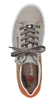 Columbo Grey Multicolour Lace-Up Sneaker