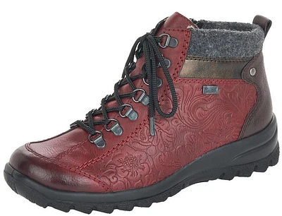 Eagle Wine Lace-Up Ankle Boot