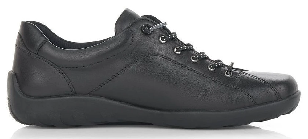 Cristallino Black Leather Sneaker