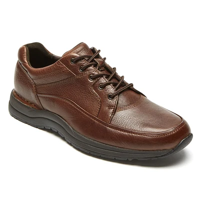 Edge Hill Brown Leather Lace-Up Walking Shoe