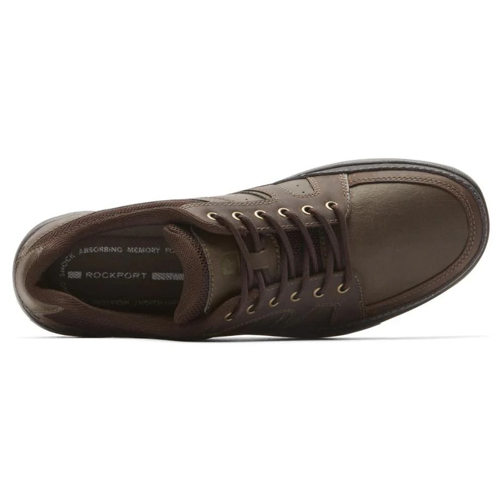 Get Your Kicks Dark Brown Leather Wide Width Mudguard Blucher Sneaker