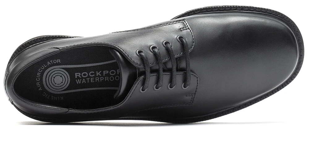 Northfield Black Leather Lace-Up Dress Shoe