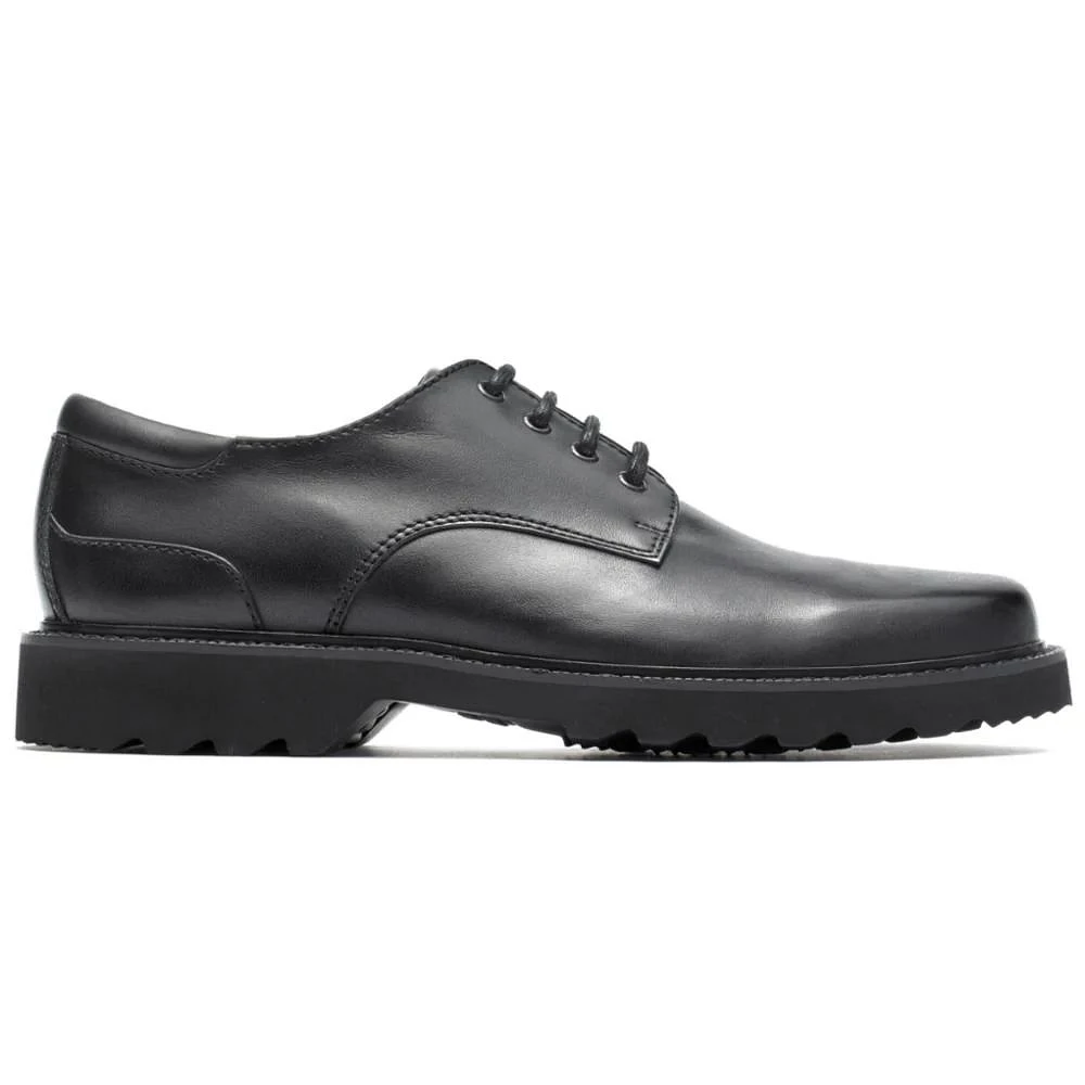 Northfield Black Leather Lace-Up Dress Shoe