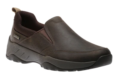 XCS Spruce Peak Brown Waterproof Leather Slip-On Shoe