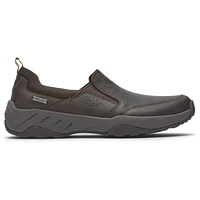 XCS Spruce Peak Brown Waterproof Leather Slip-On Shoe
