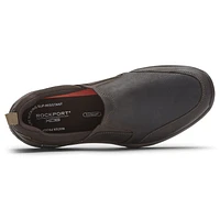 XCS Spruce Peak Brown Waterproof Leather Slip-On Shoe
