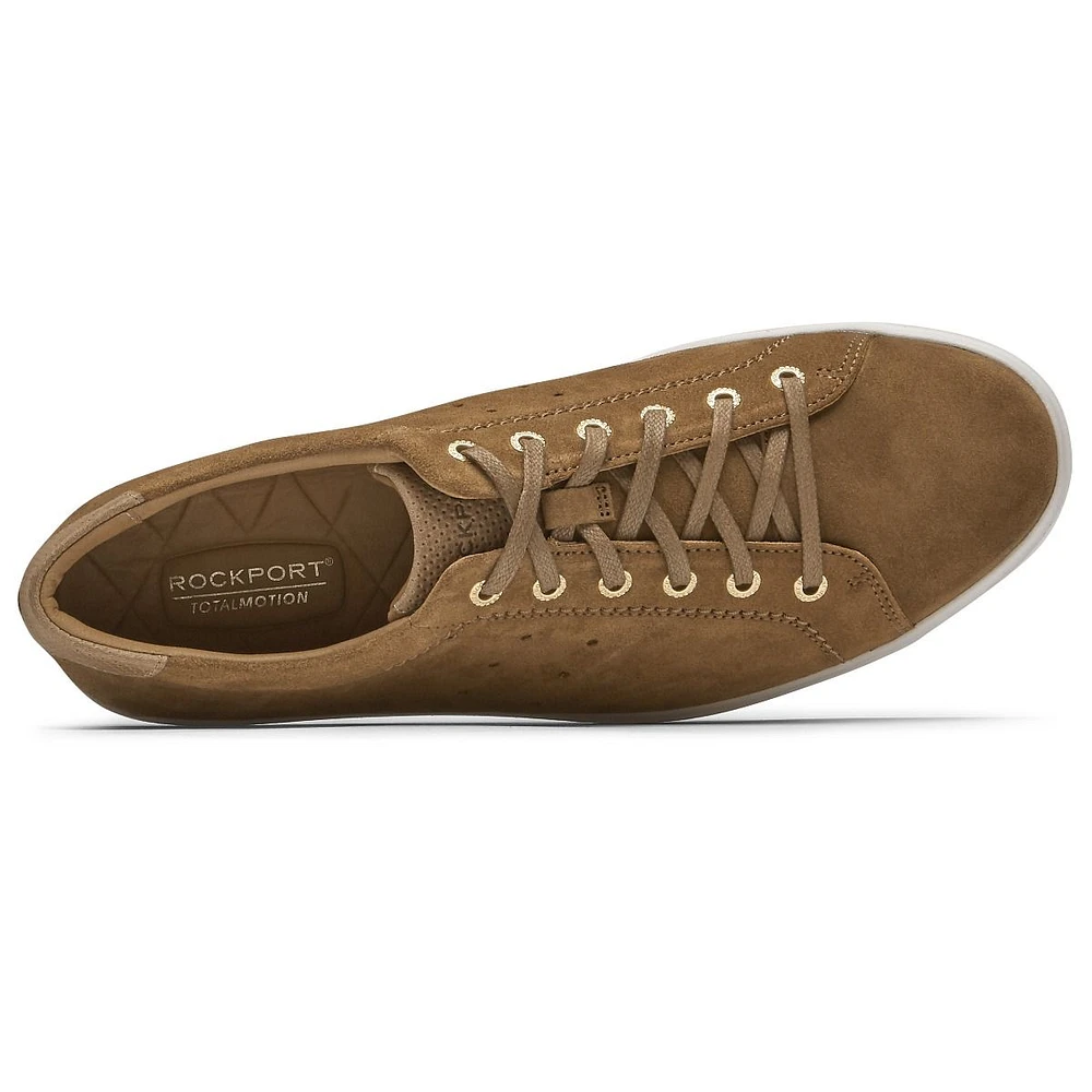 Total Motion Lite Tan Suede Lace-Up Sneaker