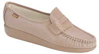 Classic Mocha Leather Slip-On Loafer