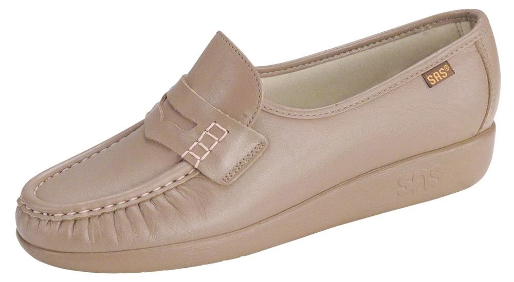 Classic Mocha Leather Slip-On Loafer