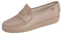 Classic Mocha Leather Slip-On Loafer