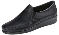 Dream Black Leather Slip-On Loafer