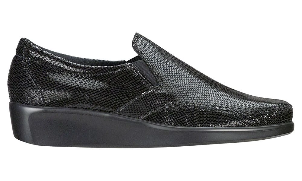 Dream Black Snake Slip-On Loafer