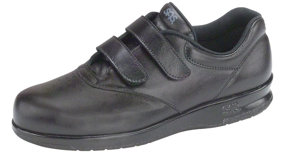 Me Too Black Leather Walking Shoe