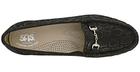 Metro Black Nero Snake Slip On Loafer