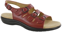 Mystic Ruby Leather Slingback Sandal