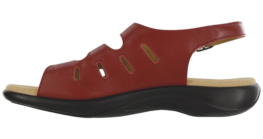 Mystic Ruby Leather Slingback Sandal