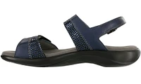 Nudu Navy Heel Strap Sandal