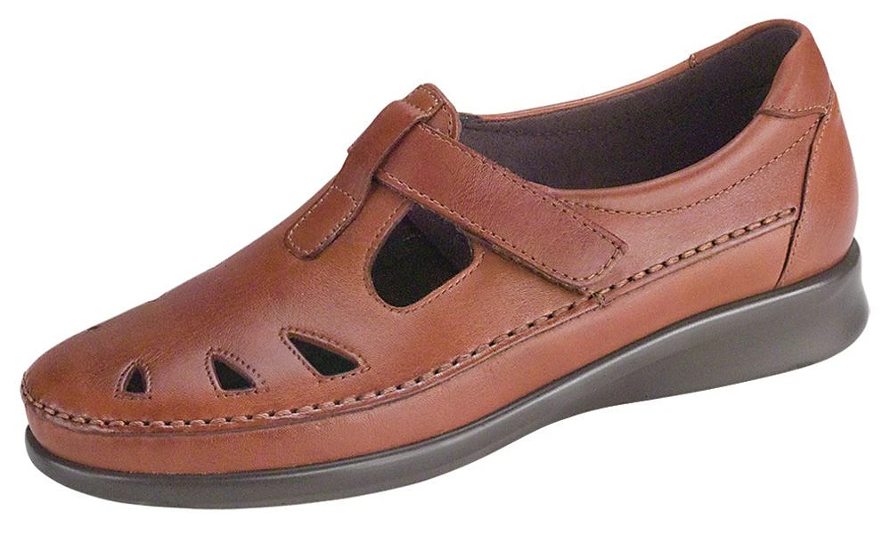 Roamer Chestnut Brown Leather Slip-On Loafer