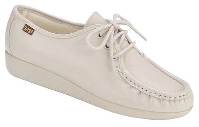 Siesta Bone Leather Lace-Up Loafer