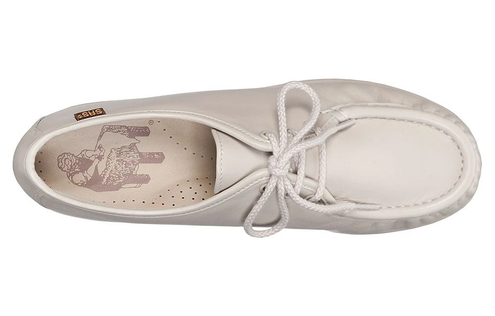 Siesta Bone Leather Lace-Up Loafer