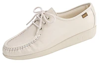 Siesta Bone Leather Lace-Up Loafer