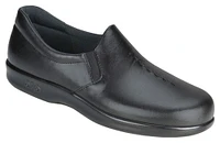 Viva Black Leather Slip-On Loafer