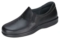 Viva Black Leather Slip-On Loafer