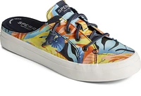 Crest Vibe Coral Floral Navy Multicolour Mule Sneaker