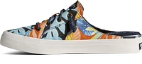 Crest Vibe Coral Floral Navy Multicolour Mule Sneaker