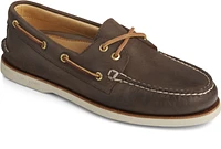 Men's Gold Cup Authentic Original Brown Leather Two Eye Boat Shoe