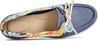 Starfish Coral Floral Navy Multicolour Boat Shoe