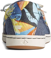 Starfish Coral Floral Navy Multicolour Boat Shoe