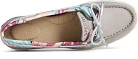 Starfish Coral Floral Grey Multicolour Boat Shoe