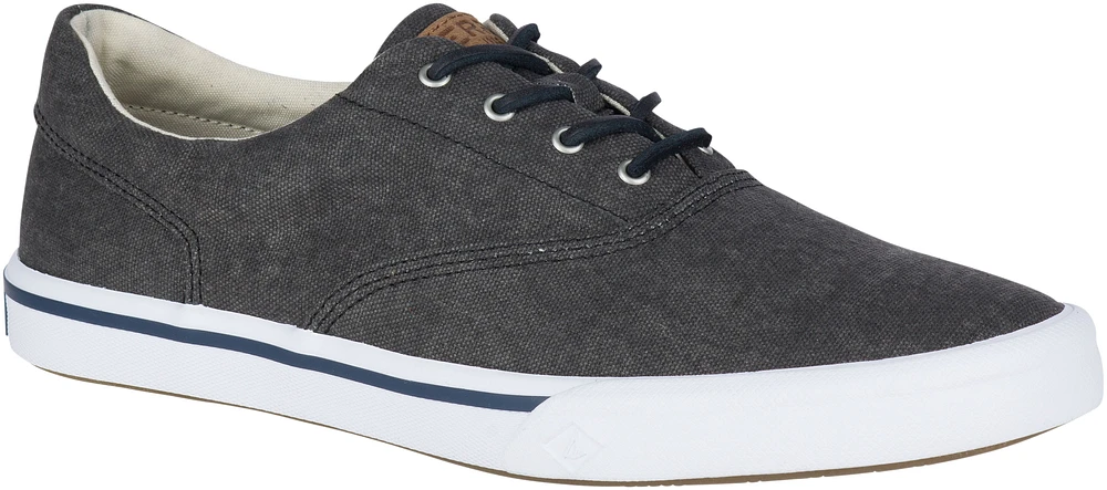 Striper II CVO Salt Washed Black Canvas Lace-Up Sneaker