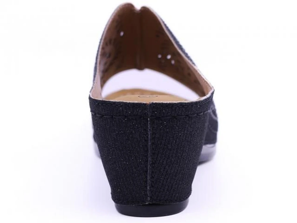 Wedge Glitter Black