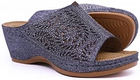 Wedge Glitter Pewter