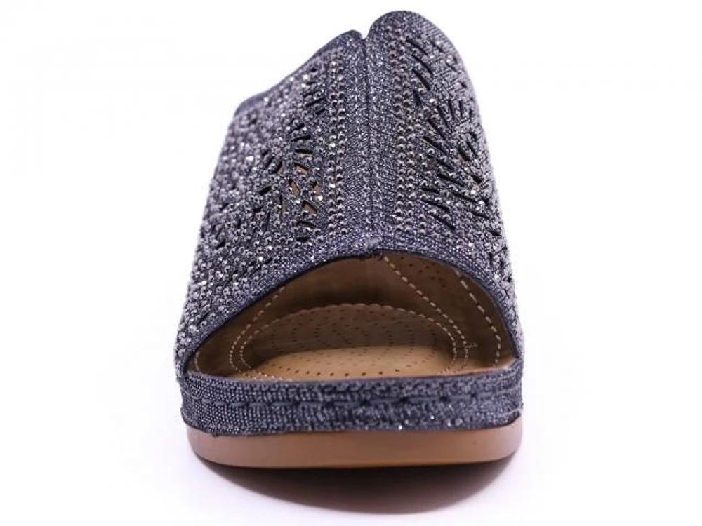 Wedge Glitter Pewter