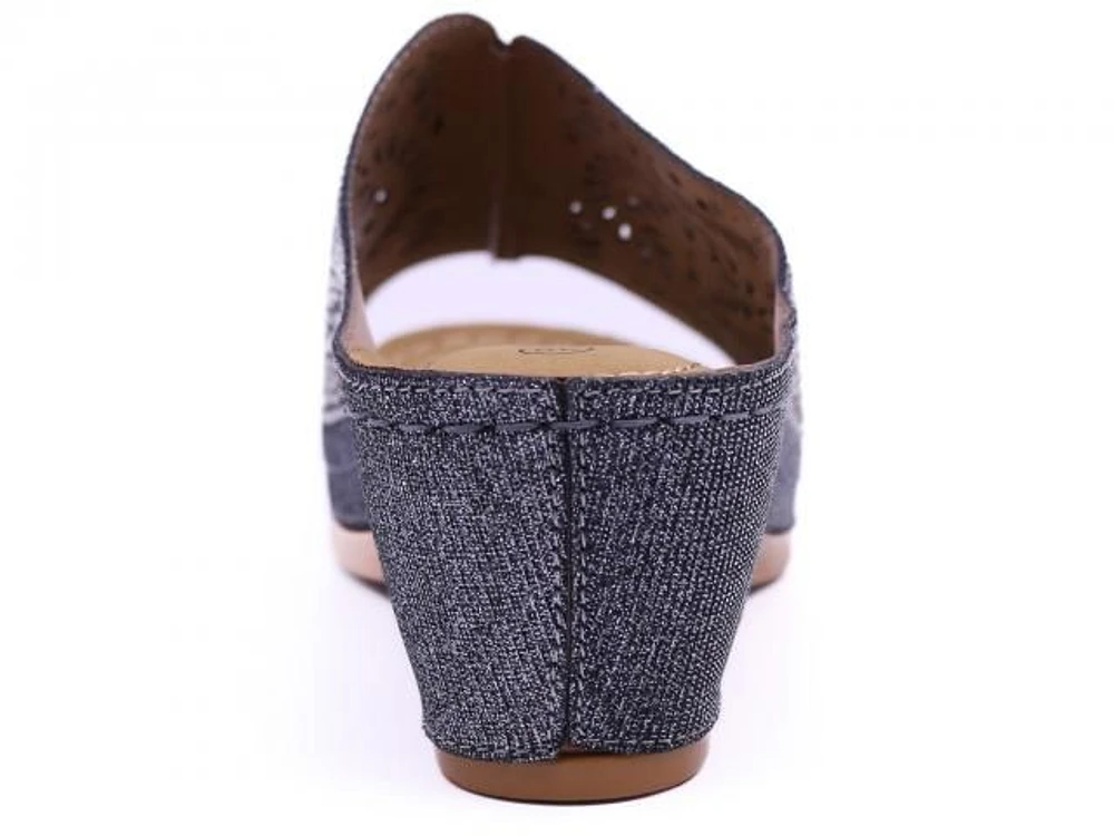 Wedge Glitter Pewter