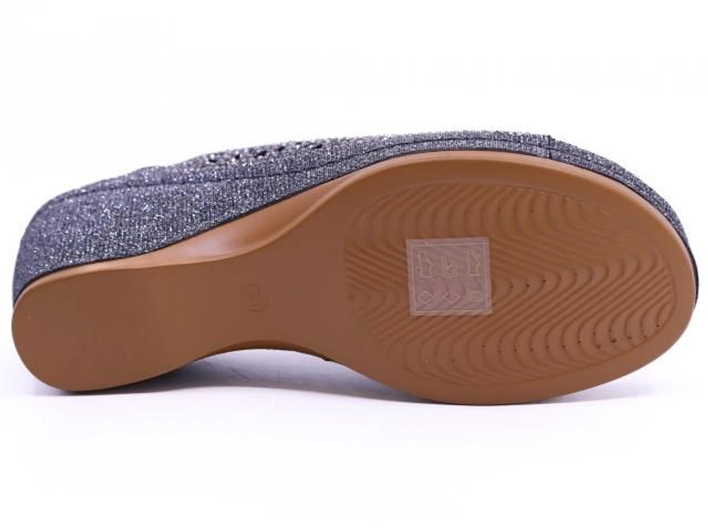 Wedge Glitter Pewter